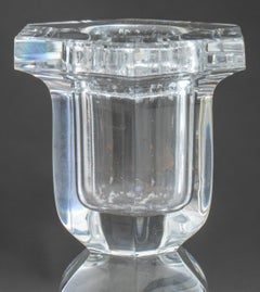Baccarat Crystal Candlesticks, 1960s, Pair