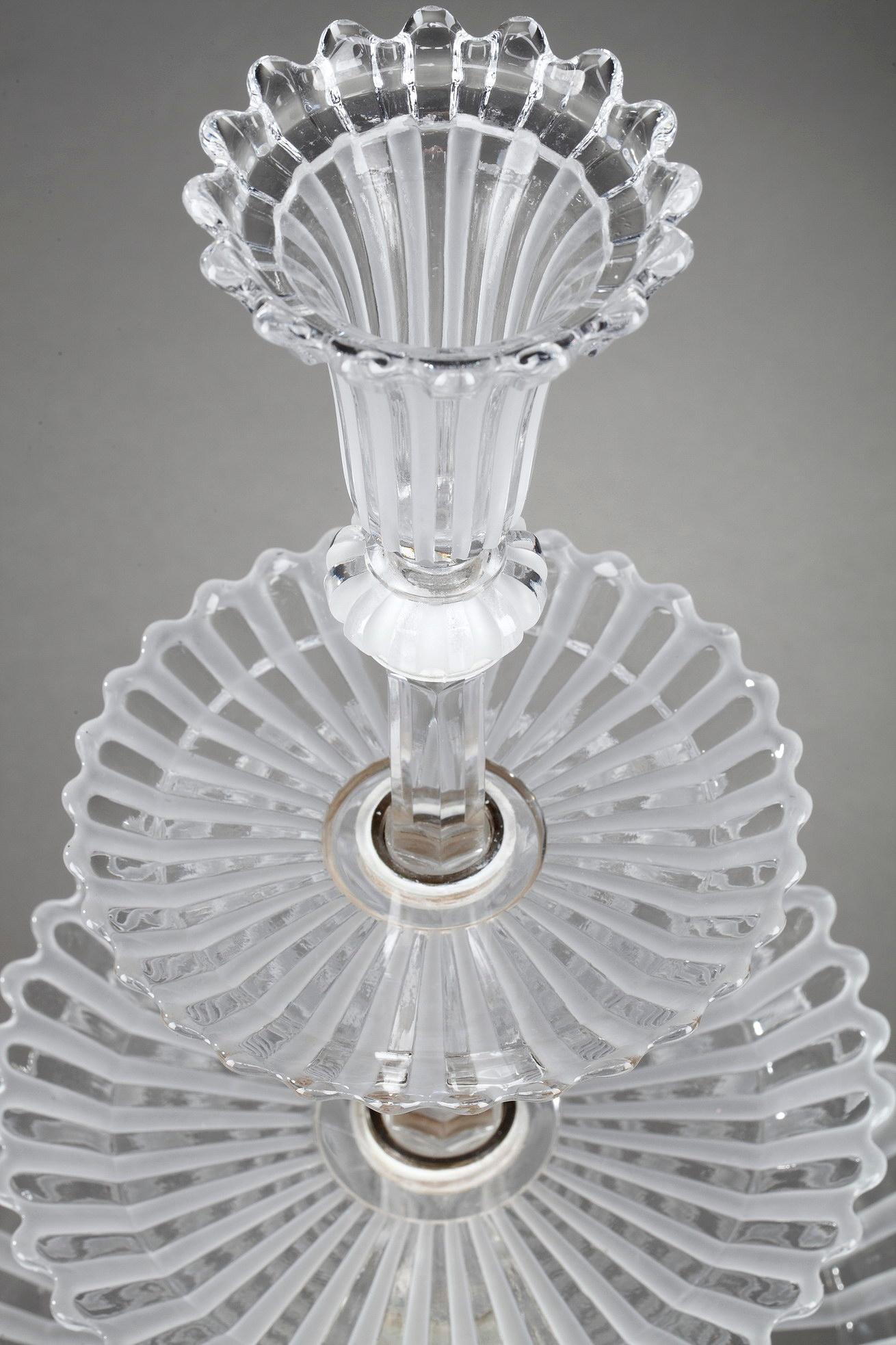 Baccarat Crystal Centerpiece, Late 19th Century Period 7