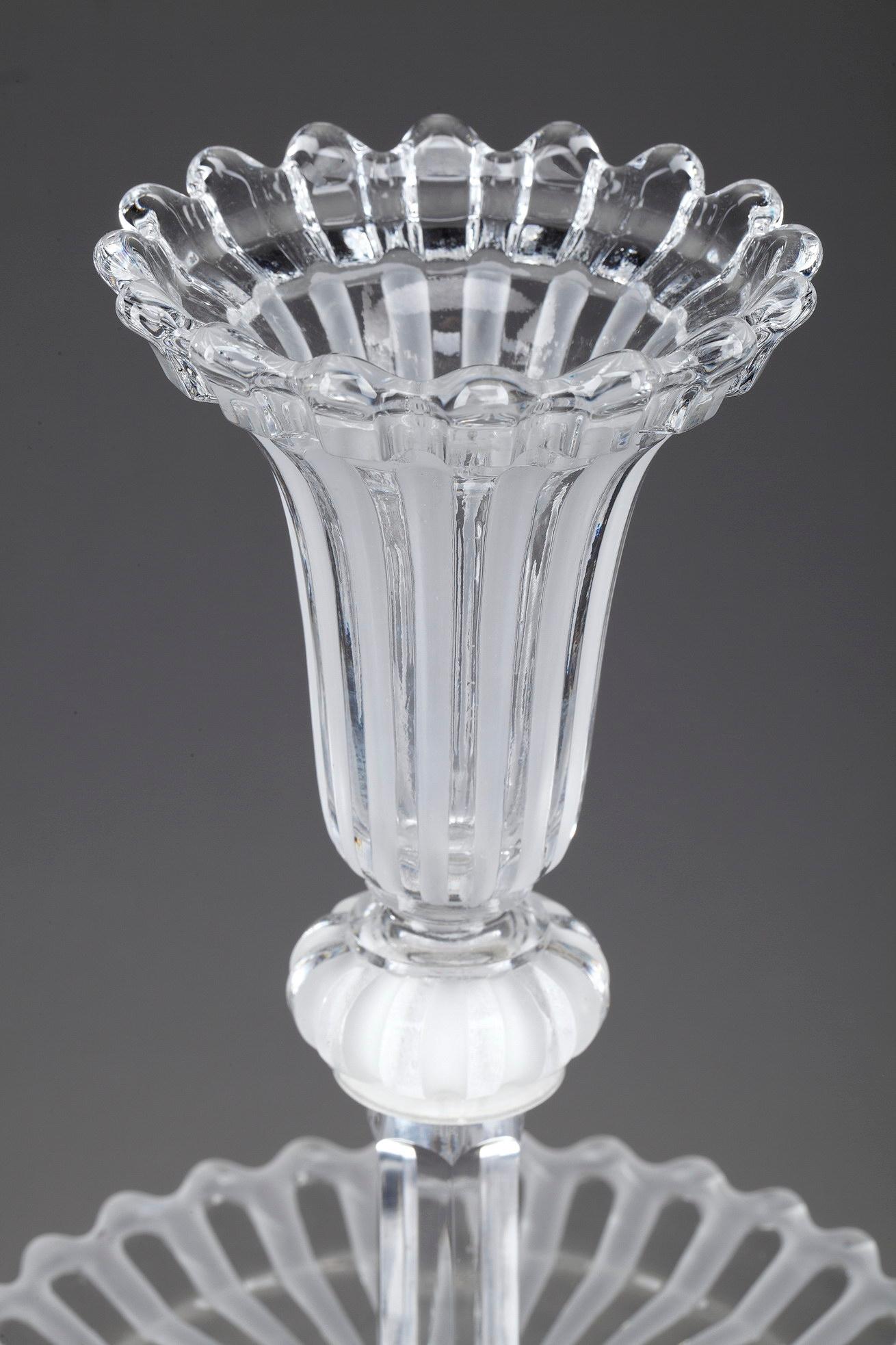 Baccarat Crystal Centerpiece, Late 19th Century Period 5