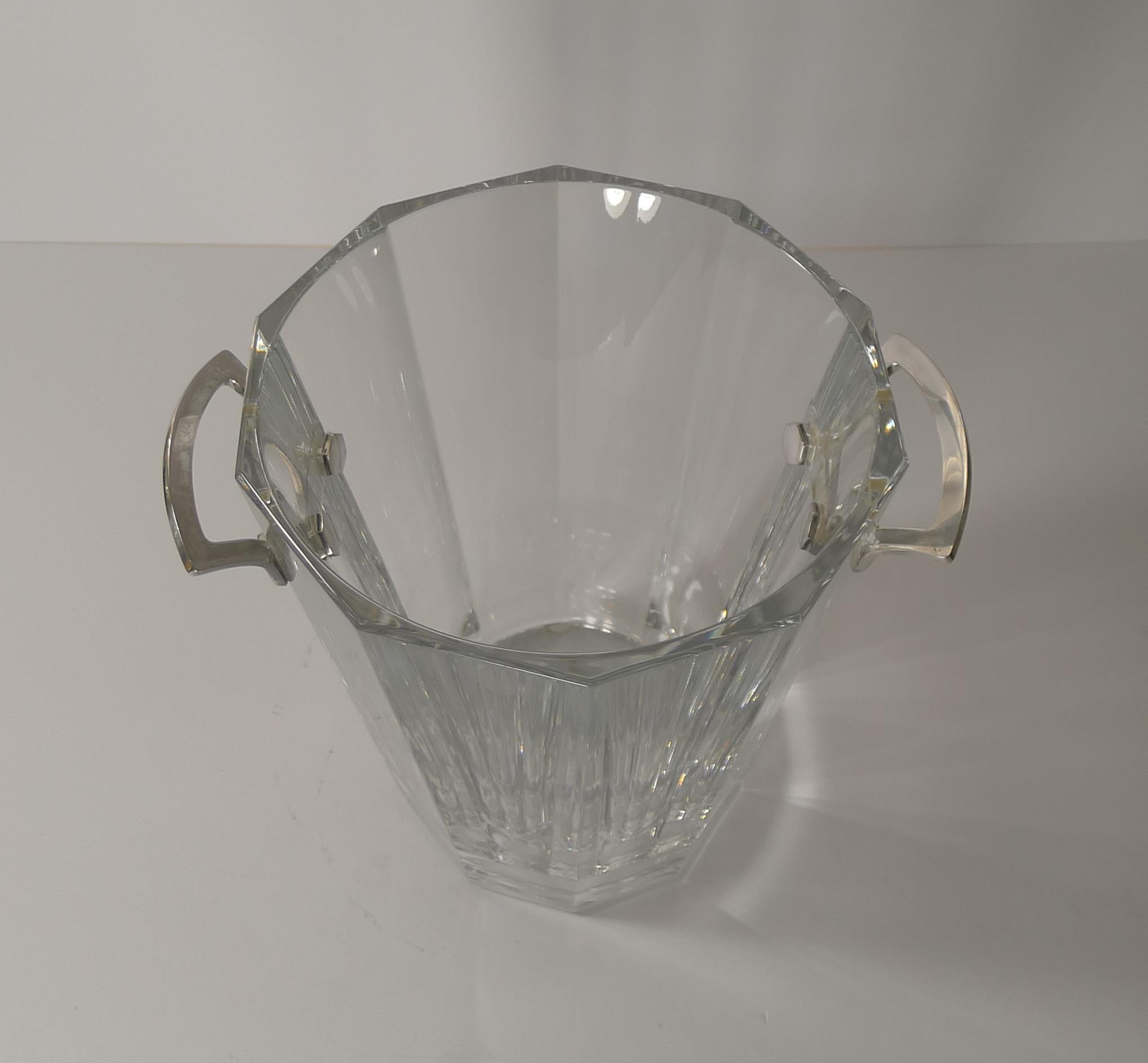 Baccarat Crystal Champagne Bucket / Wine Cooler, 