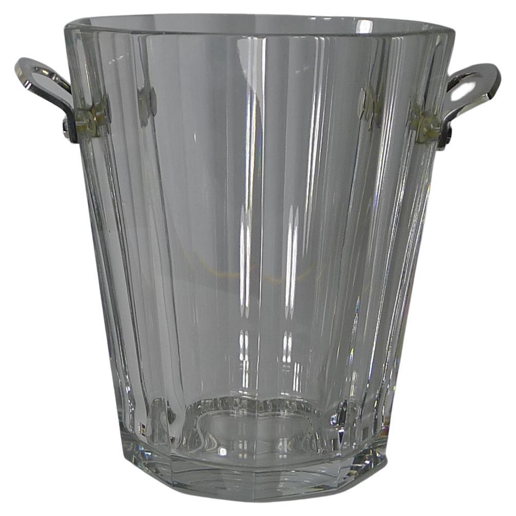 Baccarat Crystal Champagne Bucket / Wine Cooler, "Maxim"
