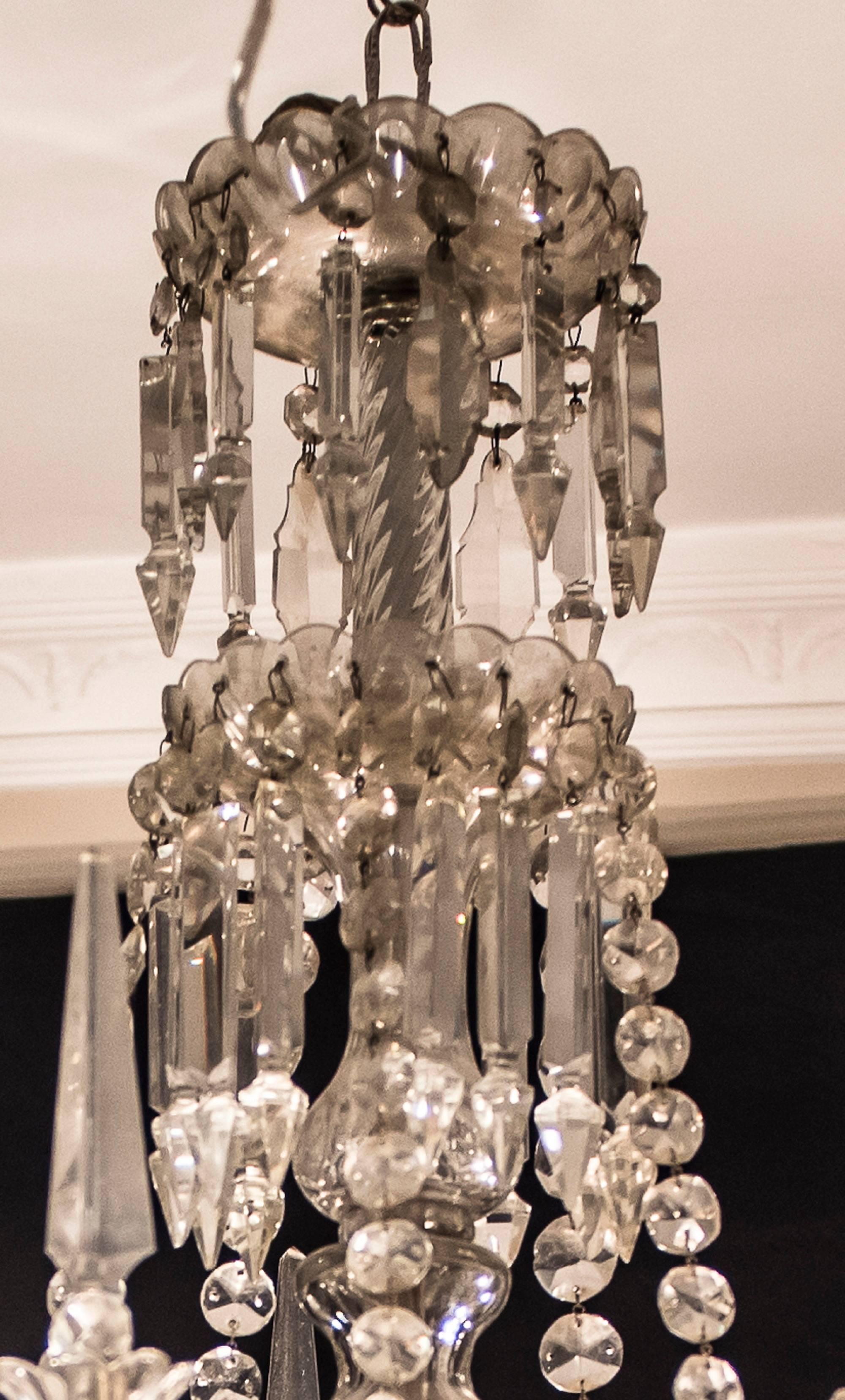 Other 19th Century Baccarat Crystal Chandelier, circa 1860, France