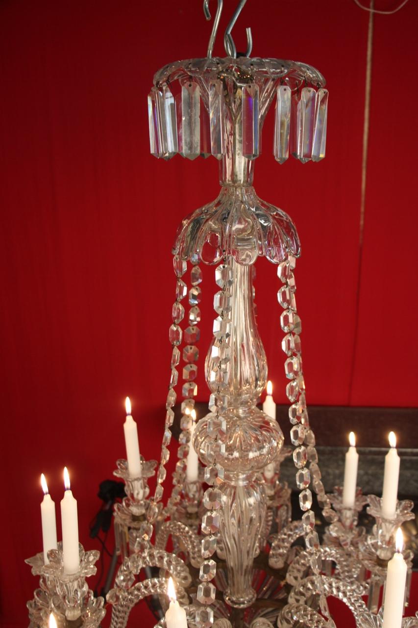 Baccarat Crystal Chandelier at 12 Lights 19th Century 5