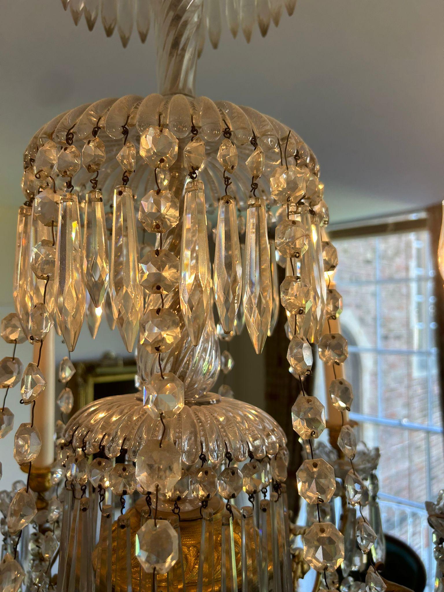 Baccarat Kristall Kronleuchter im Angebot 1