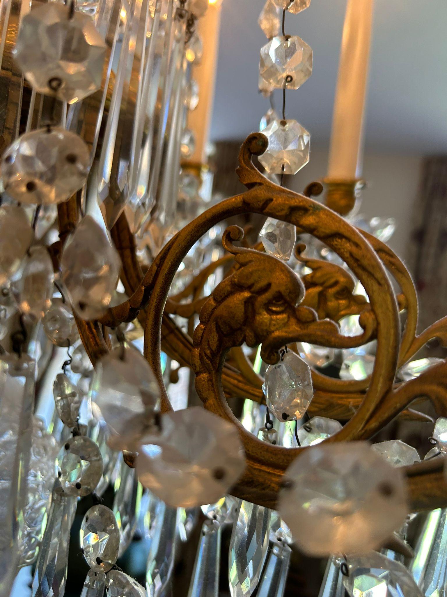 Baccarat Kristall Kronleuchter im Angebot 2