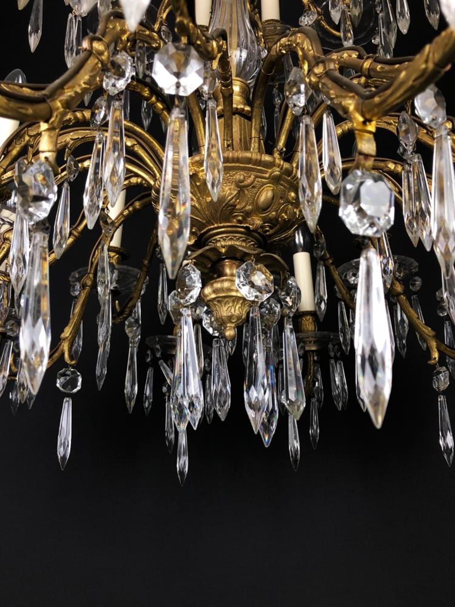 Baccarat Crystal Chandelier For Sale 3