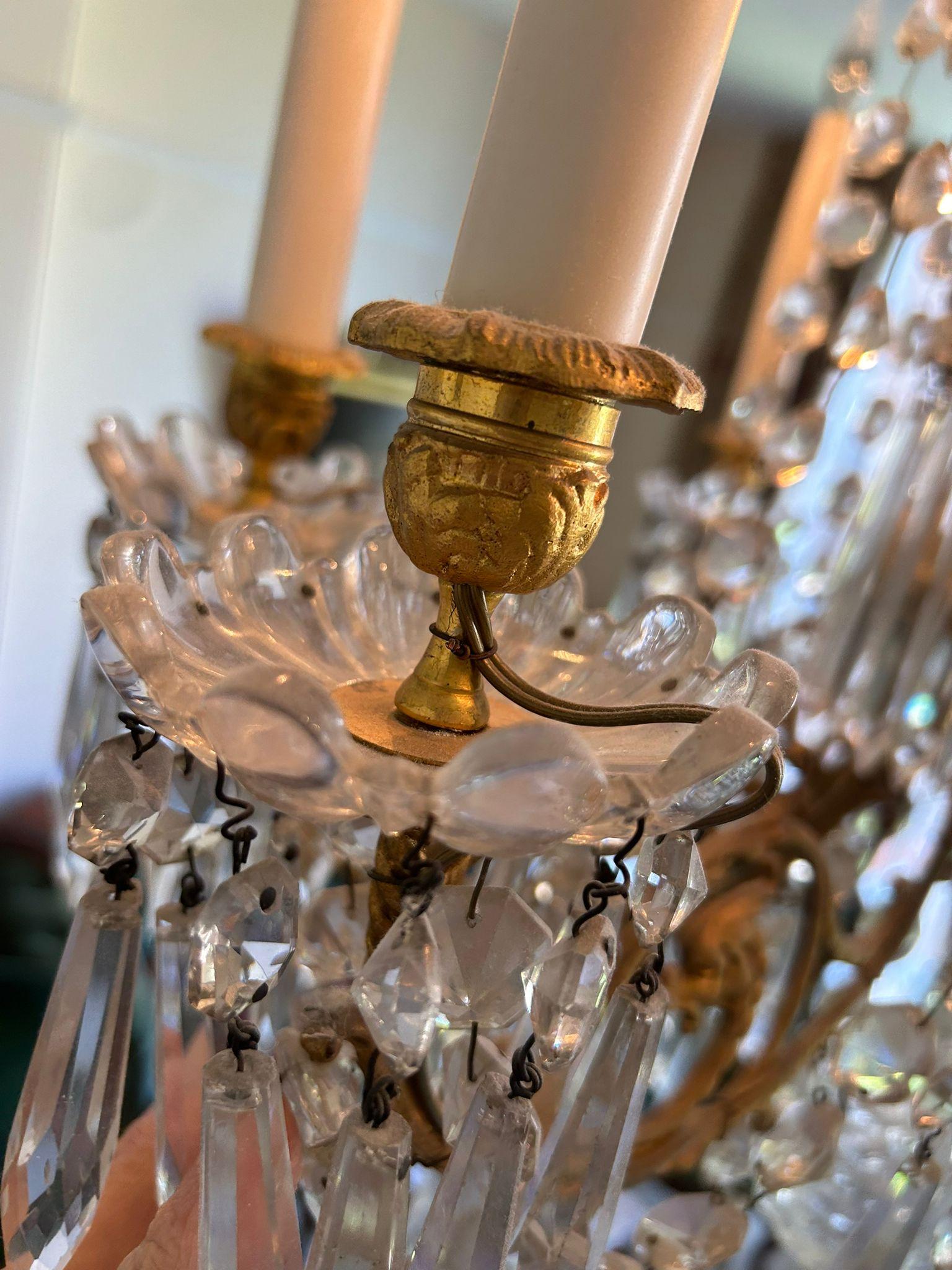 Baccarat Kristall Kronleuchter im Angebot 4