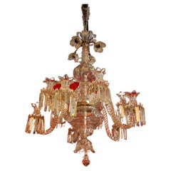 Baccarat Crystal Chandelier with 10 Branches Baccarat Chandelier
