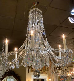 Baccarat crystal chandelier with six arms