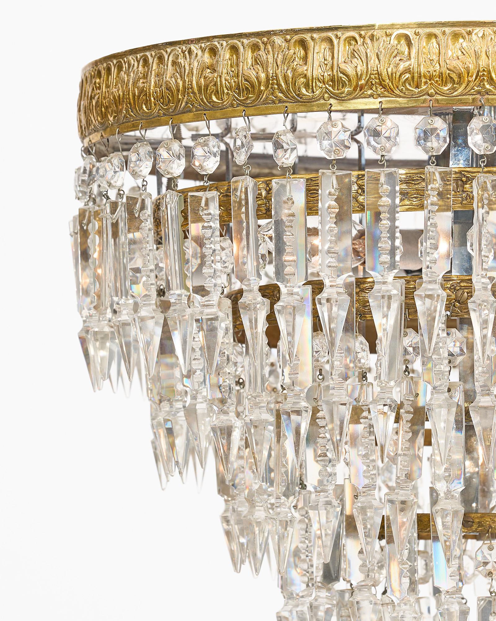 Baccarat Crystal Chandeliers In Good Condition For Sale In Austin, TX