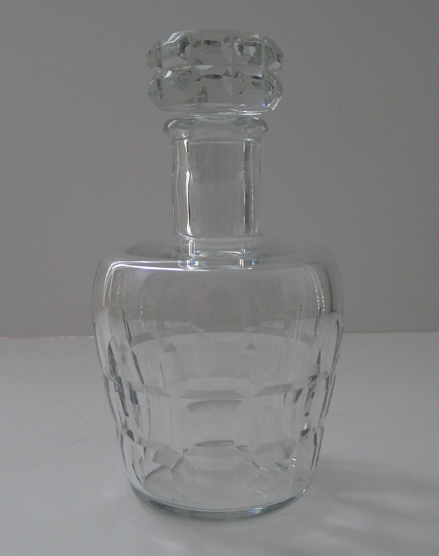 Decantador de cristal de Baccarat, Hermès, París, hacia 1955, diseñado por Jacques en venta 2