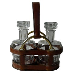 Decantador de cristal de Baccarat, Hermès, París, hacia 1955, diseñado por Jacques