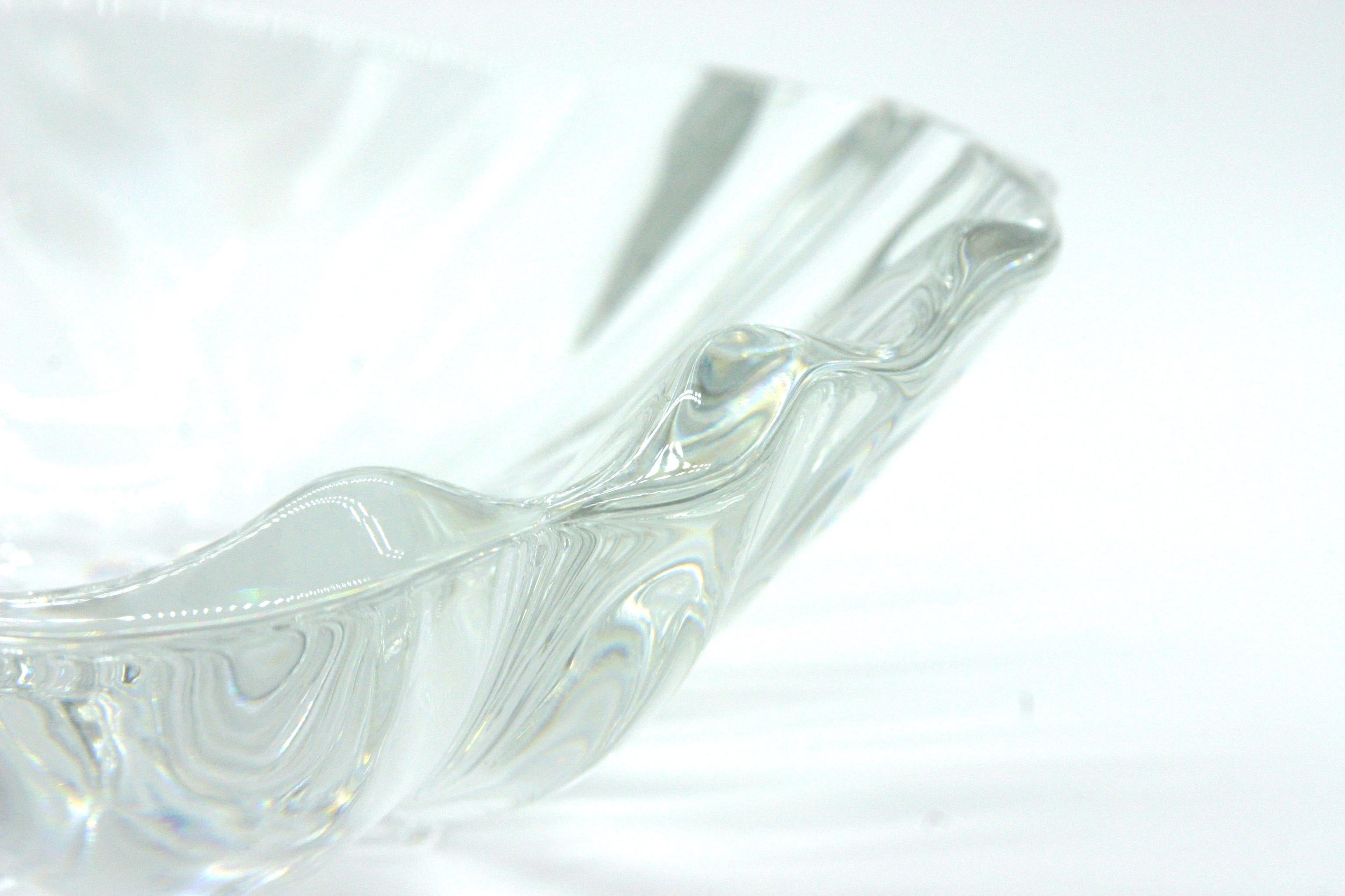 Cristal Centre de table décoratif en cristal de Baccarat en vente