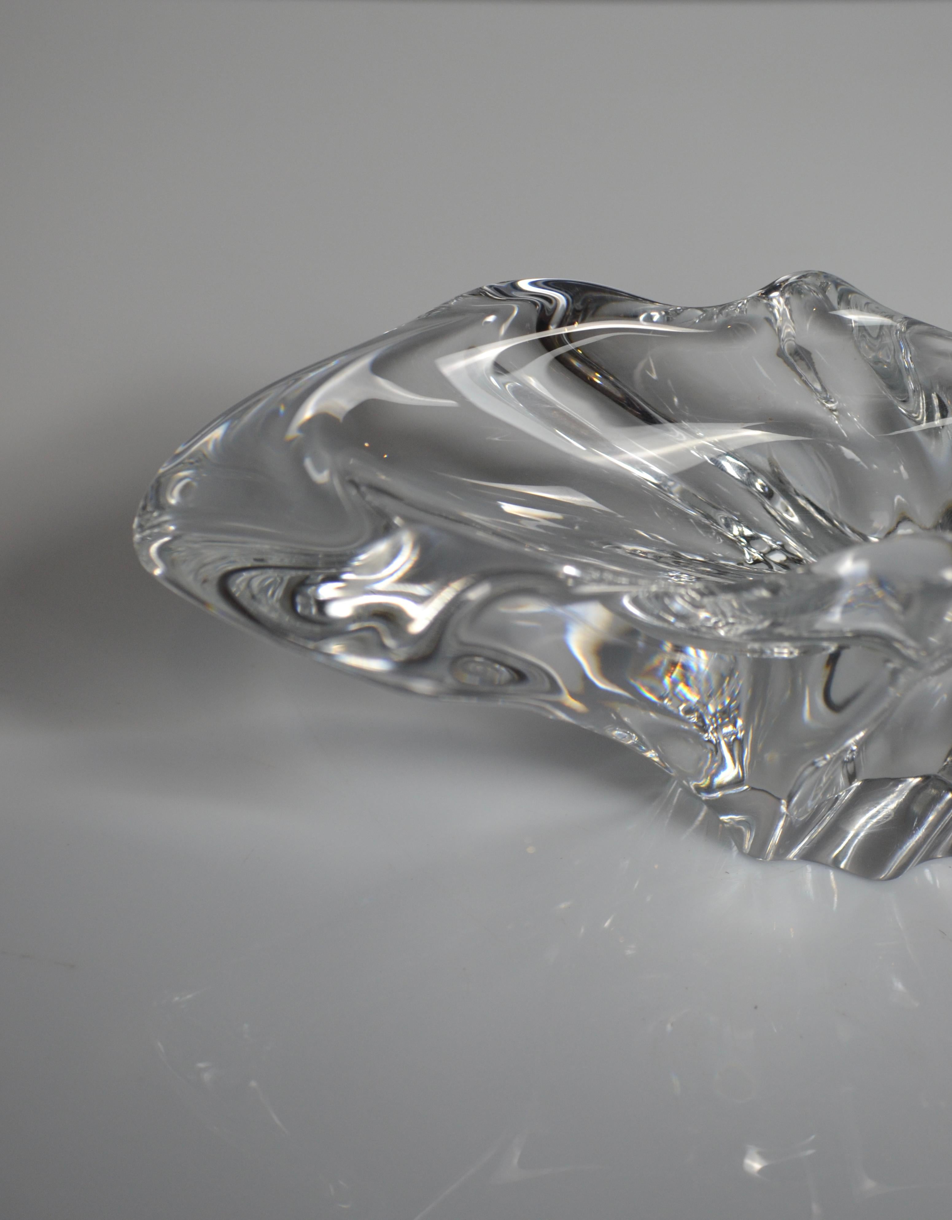 Baccarat Kristallschale / Dekorative Schale, Frankreich, signiert im Angebot 4