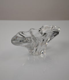 Baccarat Crystal Dish / Decorative Bowl, France, Signed