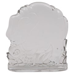 Elefantenfigur aus Baccarat-Kristall