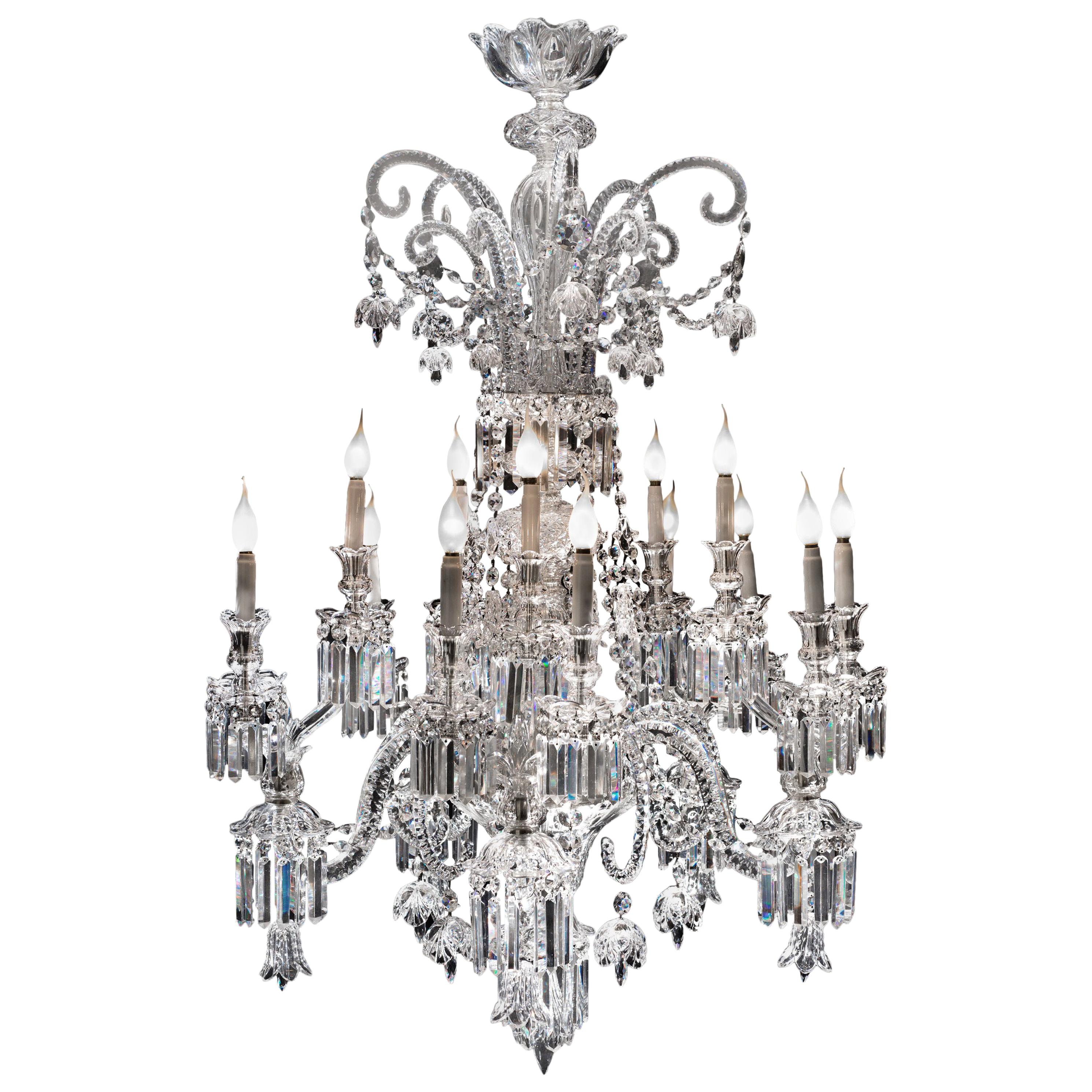 19th Century Baccarat Crystal Chandelier at 1stDibs