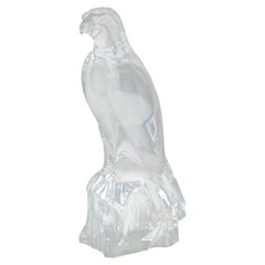 Baccarat Crystal Falcon Sculpture