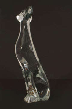 Baccarat Mid-Century Crystal Dog