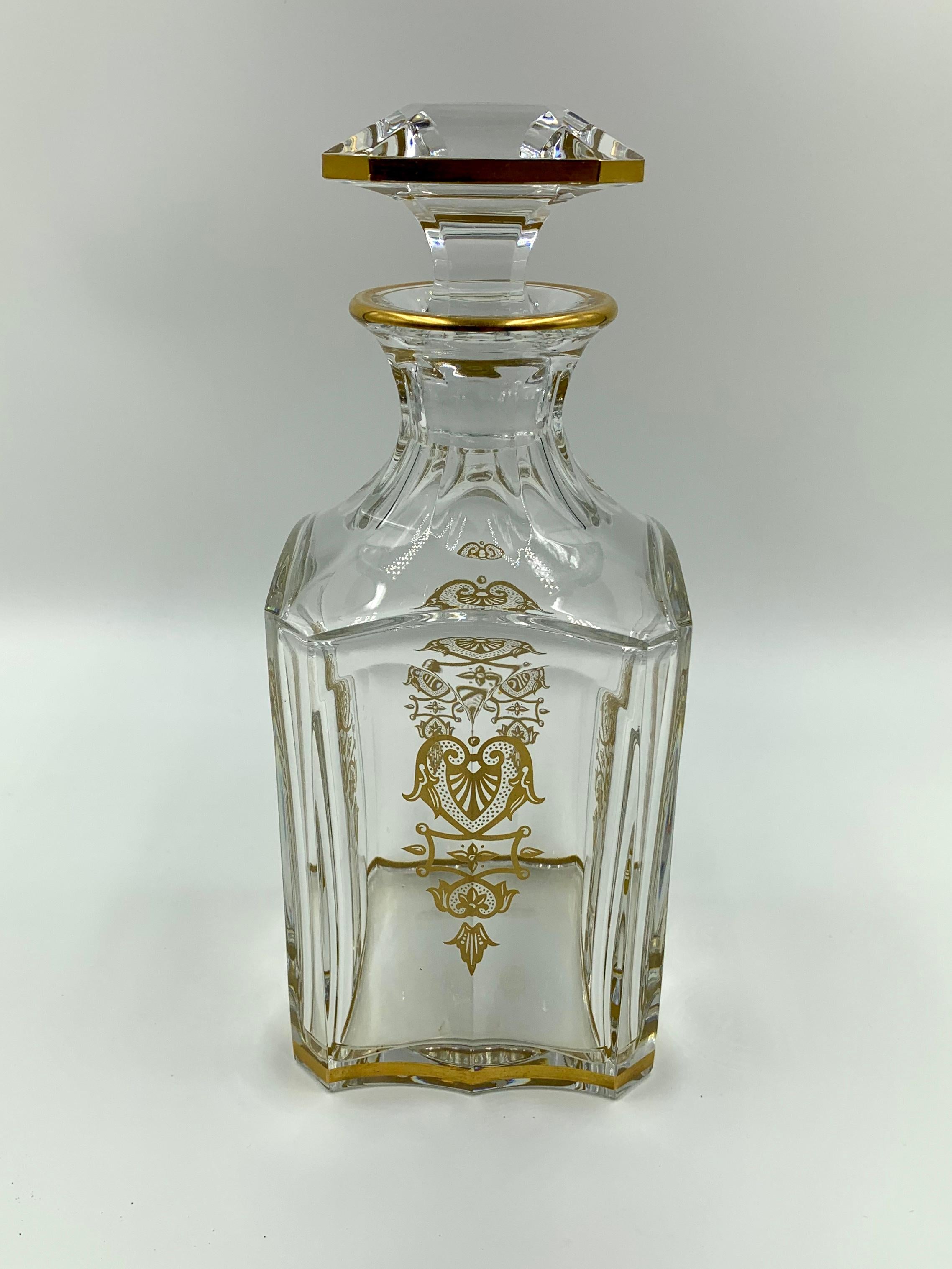 20th Century Baccarat Crystal Harcourt 1841 Empire Whiskey Decanter