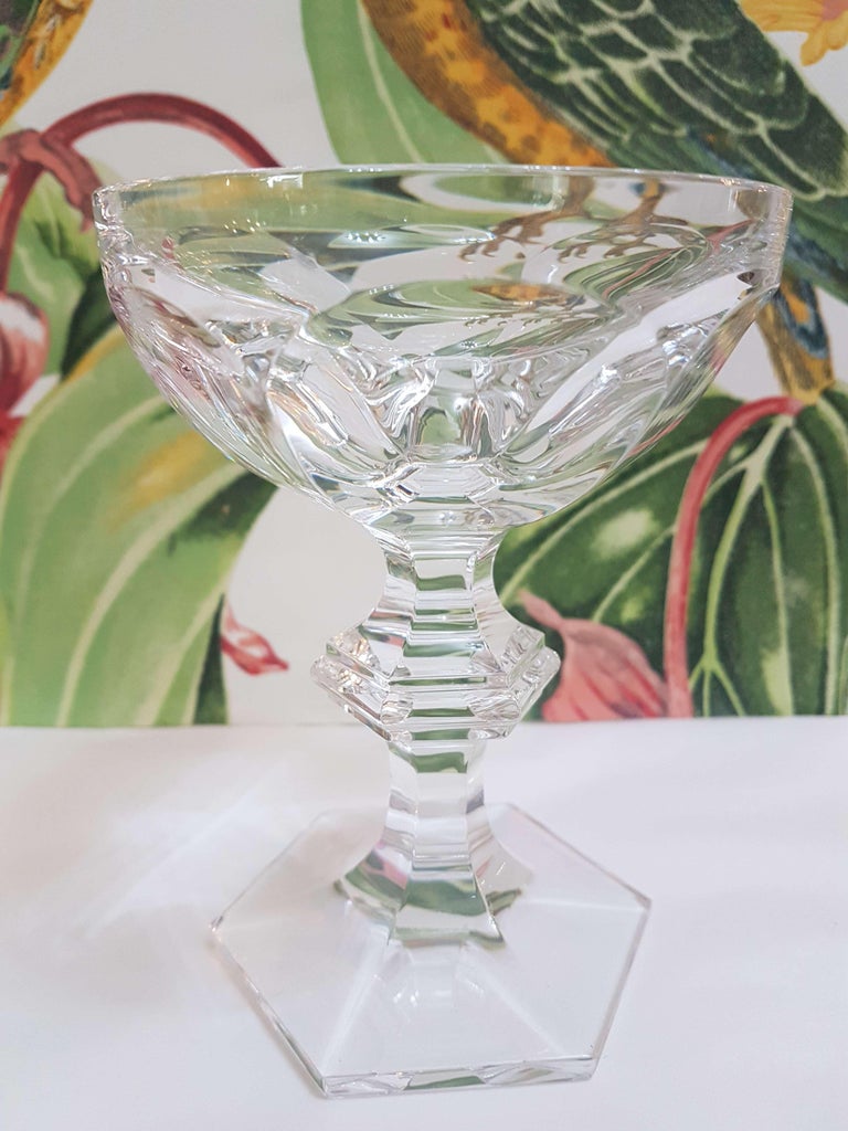 Baccarat Crystal "Harcourt 1841" Set of Six Coupe Champagne, Modern For Sale at 1stdibs