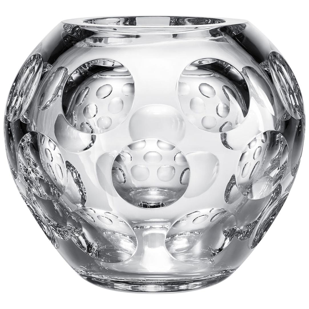 Baccarat Crystal "Heritage Pontil" Vase, France, Modern