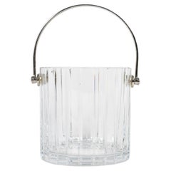 Baccarat Crystal Ice Bucket, 1950, Signed Baccarat.
