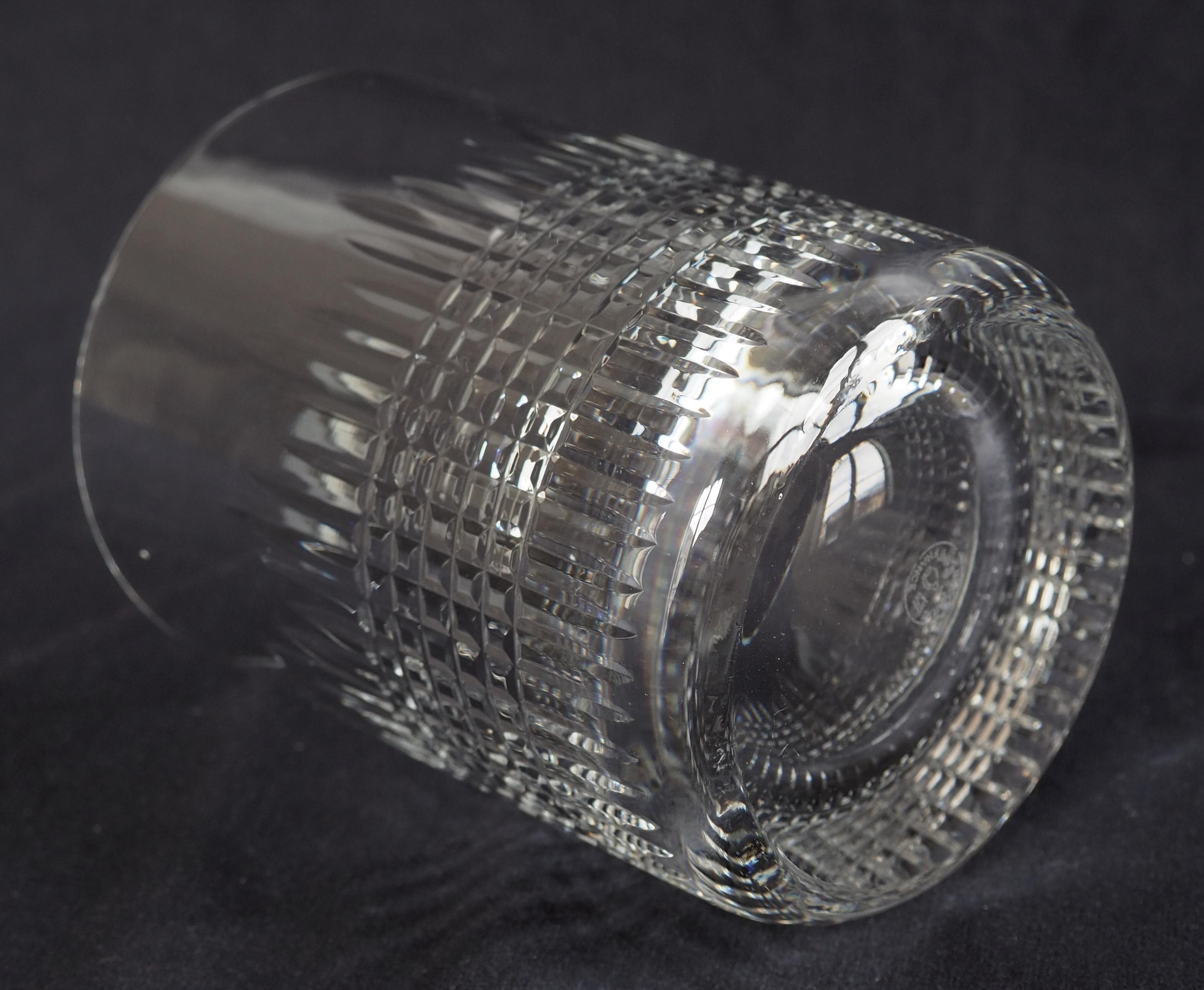 Crystal Baccarat crystal ice bucket - Nancy cut pattern - signed For Sale