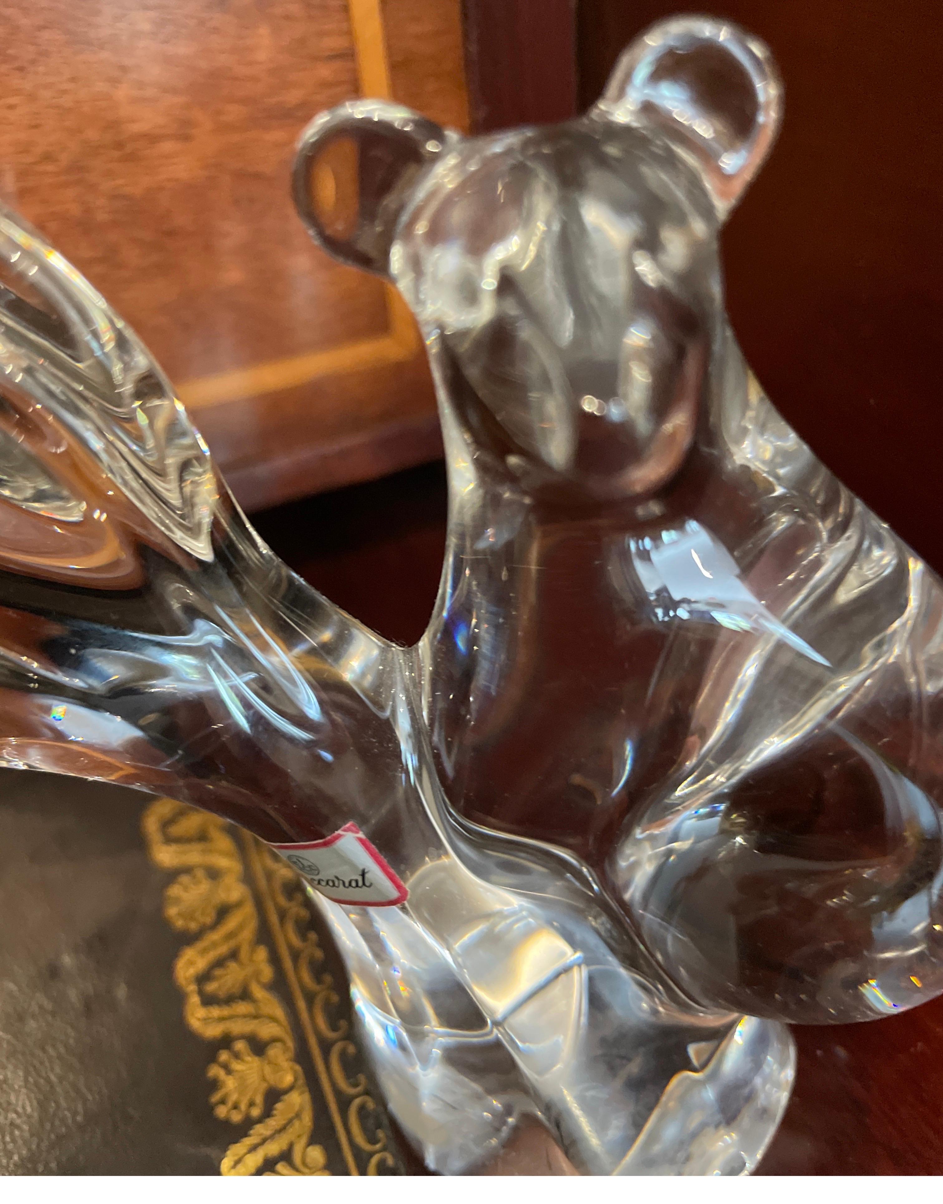 Baccarat Crystal Koala Bear Figurine For Sale 1