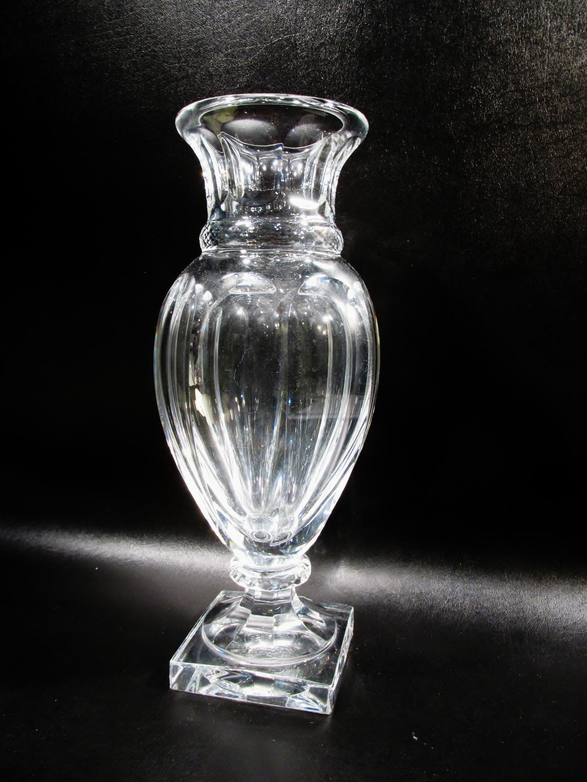 baccarat harcourt crystal vase