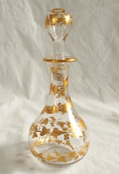 Baccarat crystal liquor bottle - Napoléon III period circa 1860