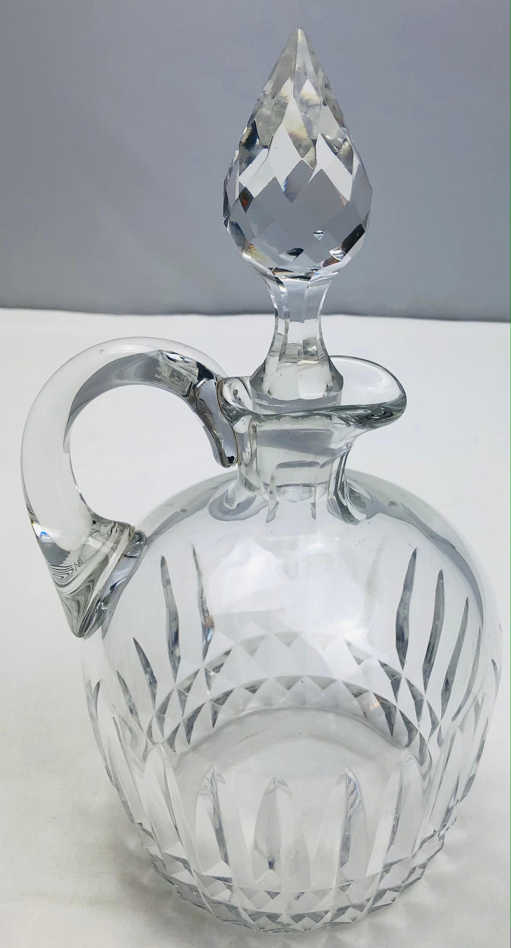 Mid-Century Modern Baccarat Crystal Liquor Decanter or Carafe, Mid-20th Century