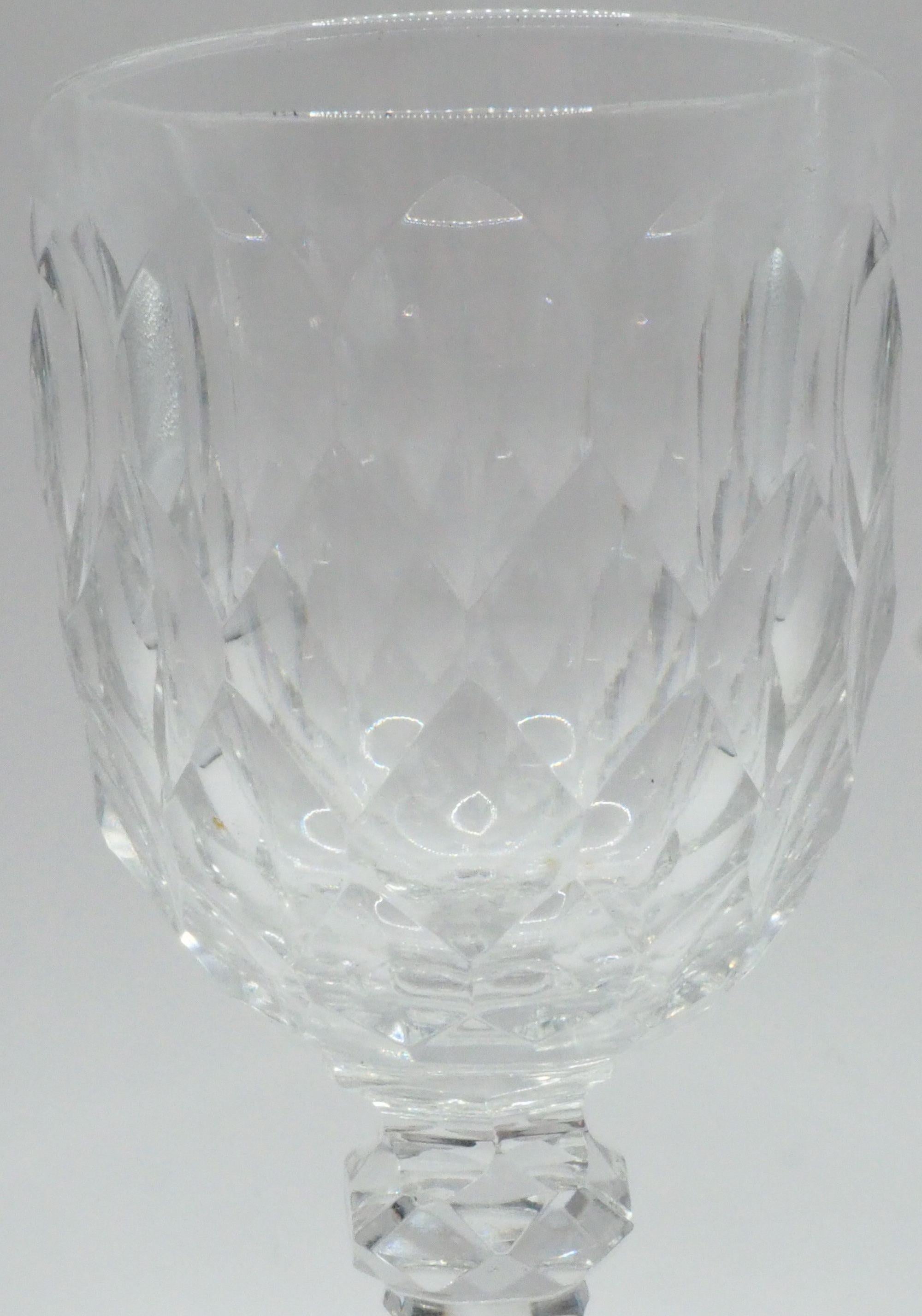 Baccarat crystal liquor set, 12 pieces service - Juvisy pattern - Elysee Palace 1