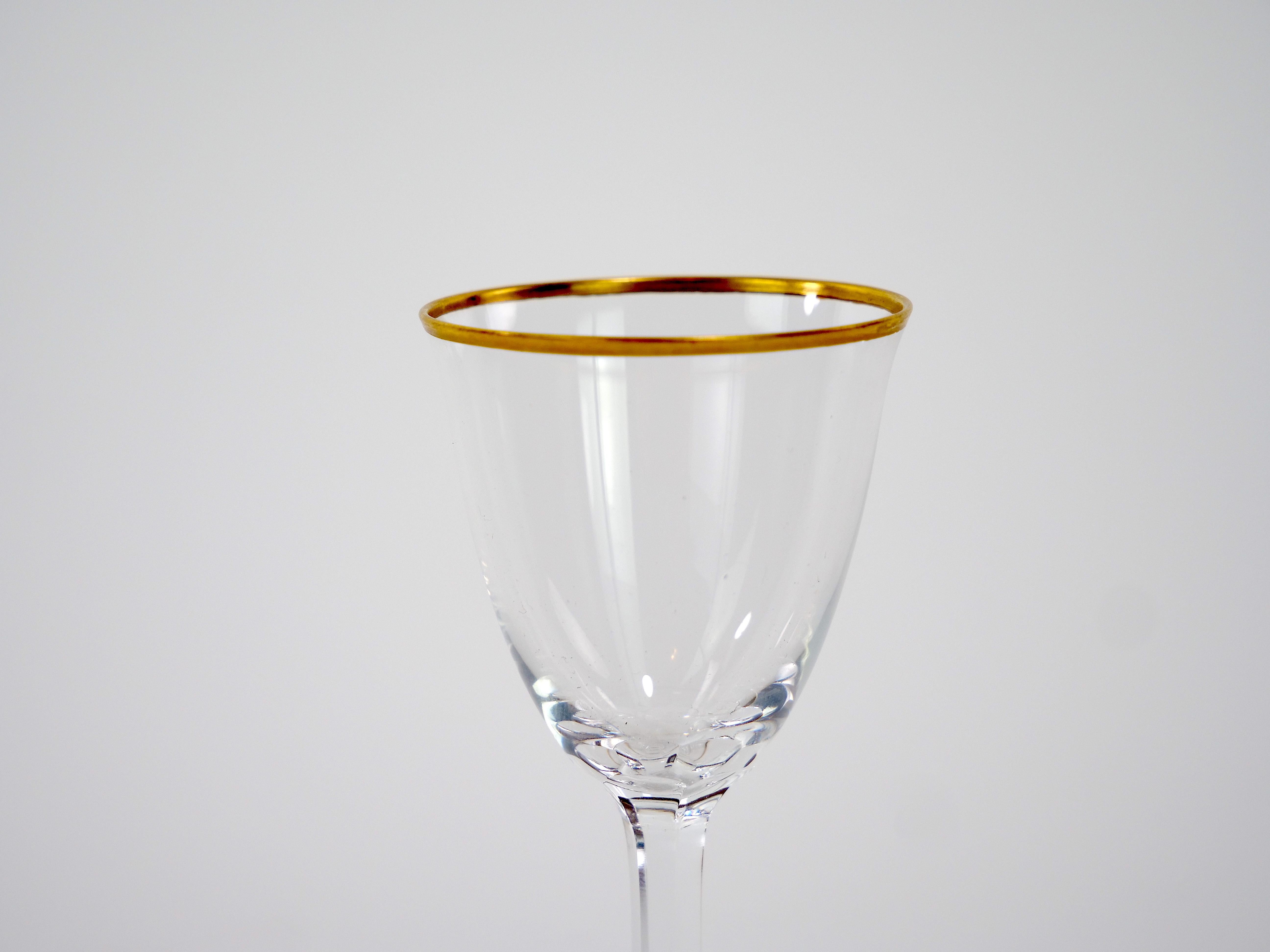 Baccarat Crystal Liquor / Sherry Glassware Service / 12 People For Sale 1