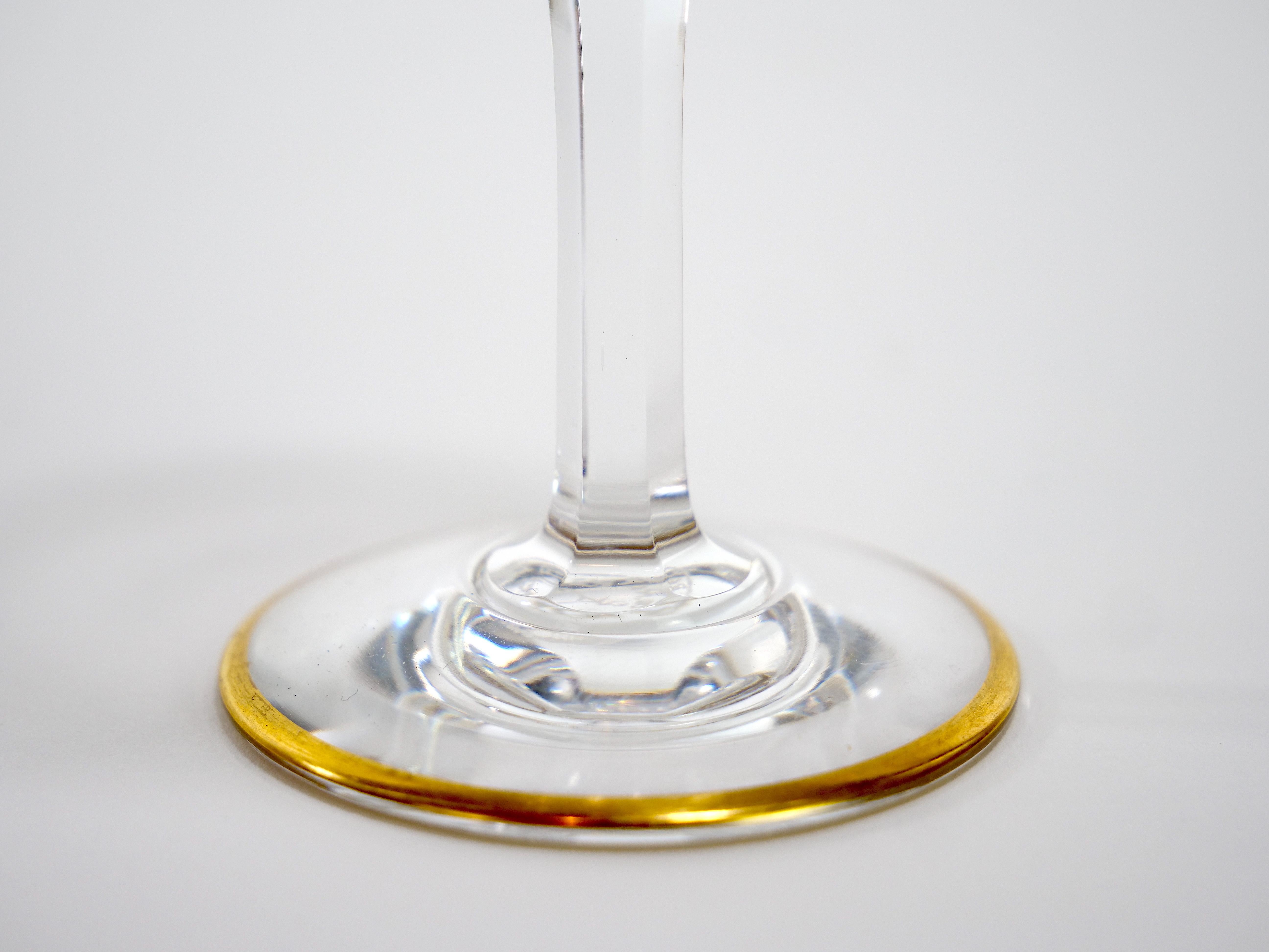 Baccarat Crystal Liquor / Sherry Glassware Service / 12 People For Sale 2