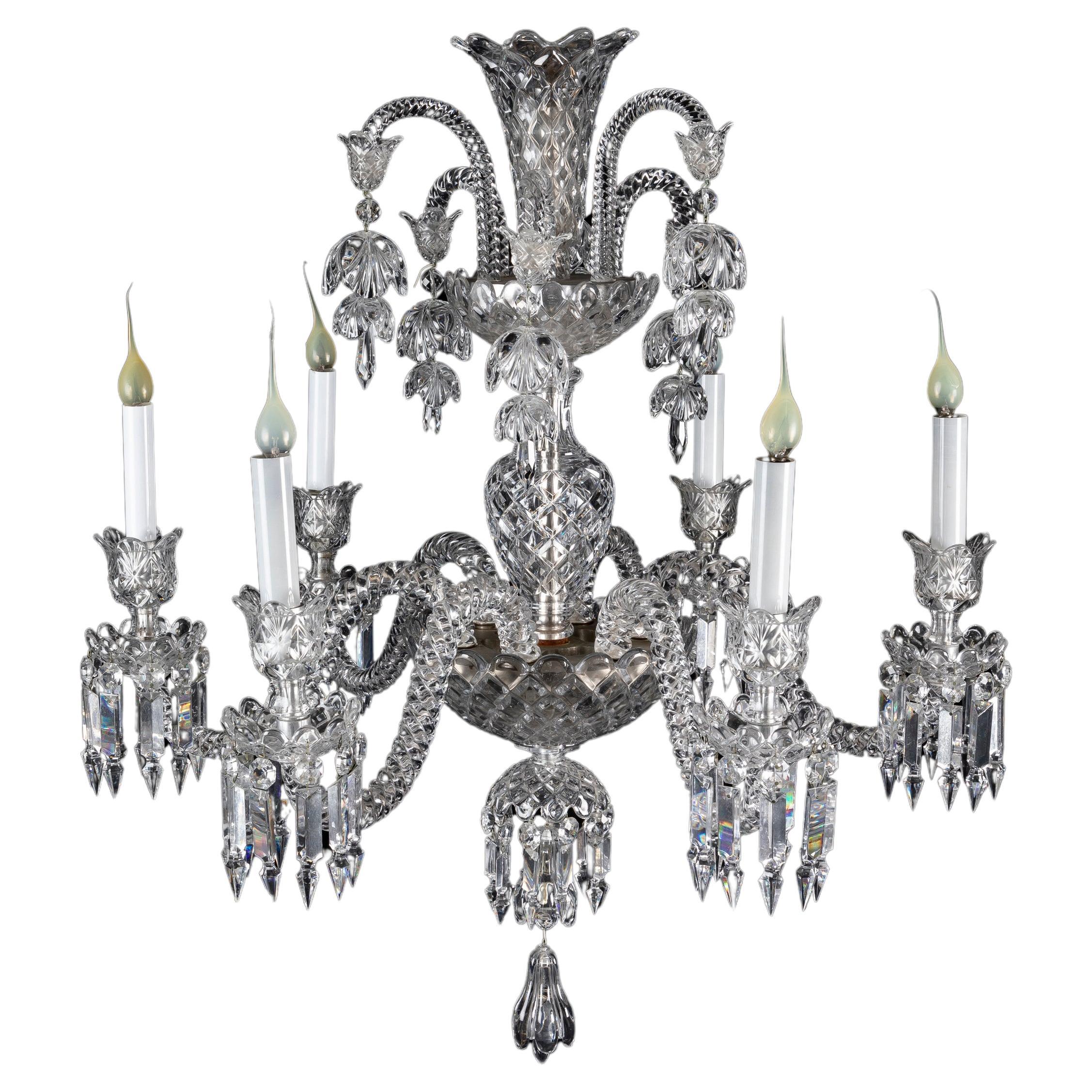 Kronleuchter aus Baccarat-Kristall im Louis-XVI.-Stil