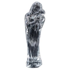 Baccarat Crystal Mother Mary and Baby Jesus