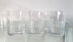 Baccarat Crystal Nancy Tumbler Glasses Set of 6+6
