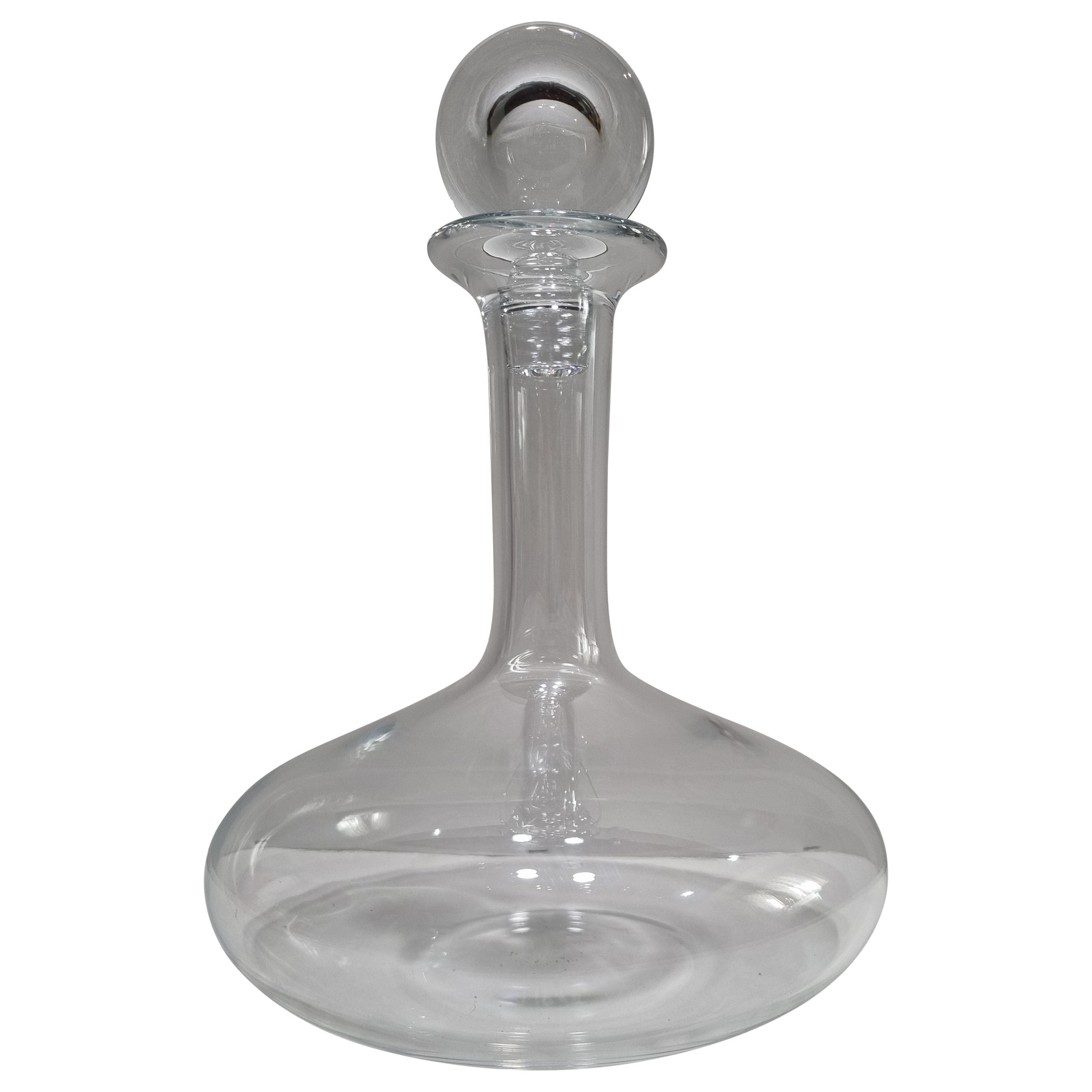 Carafe à vin « Oenologie » en cristal de Baccarat, France, 2018