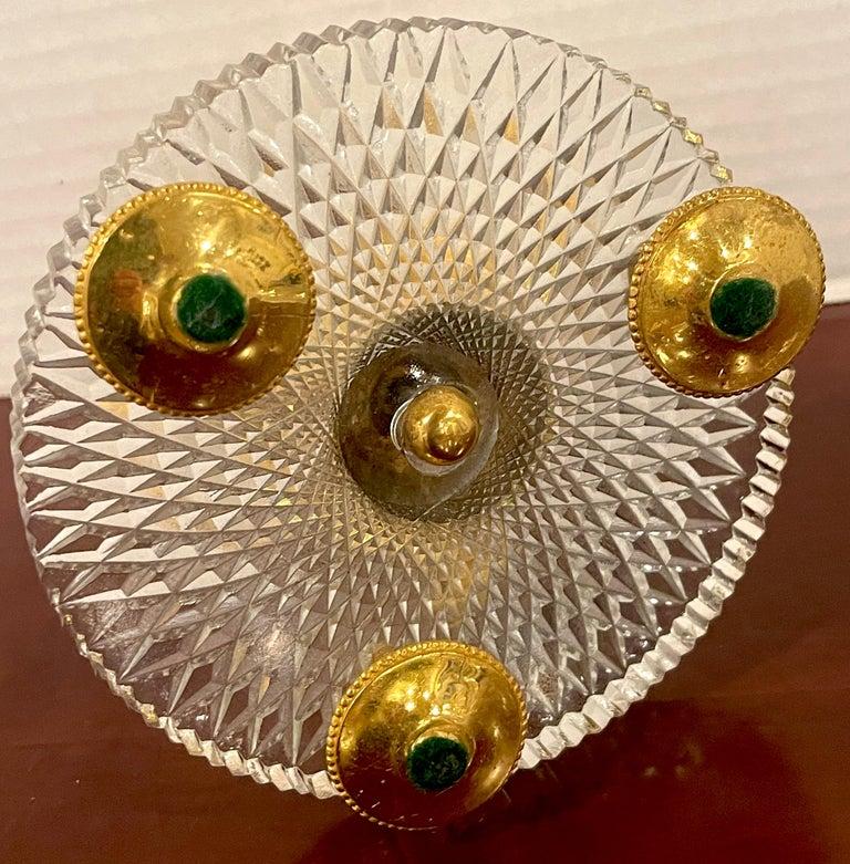 Baccarat Crystal & Ormolu Figural Putti Centerpiece For Sale 5