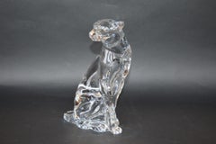 Baccarat Crystal Panther Figure