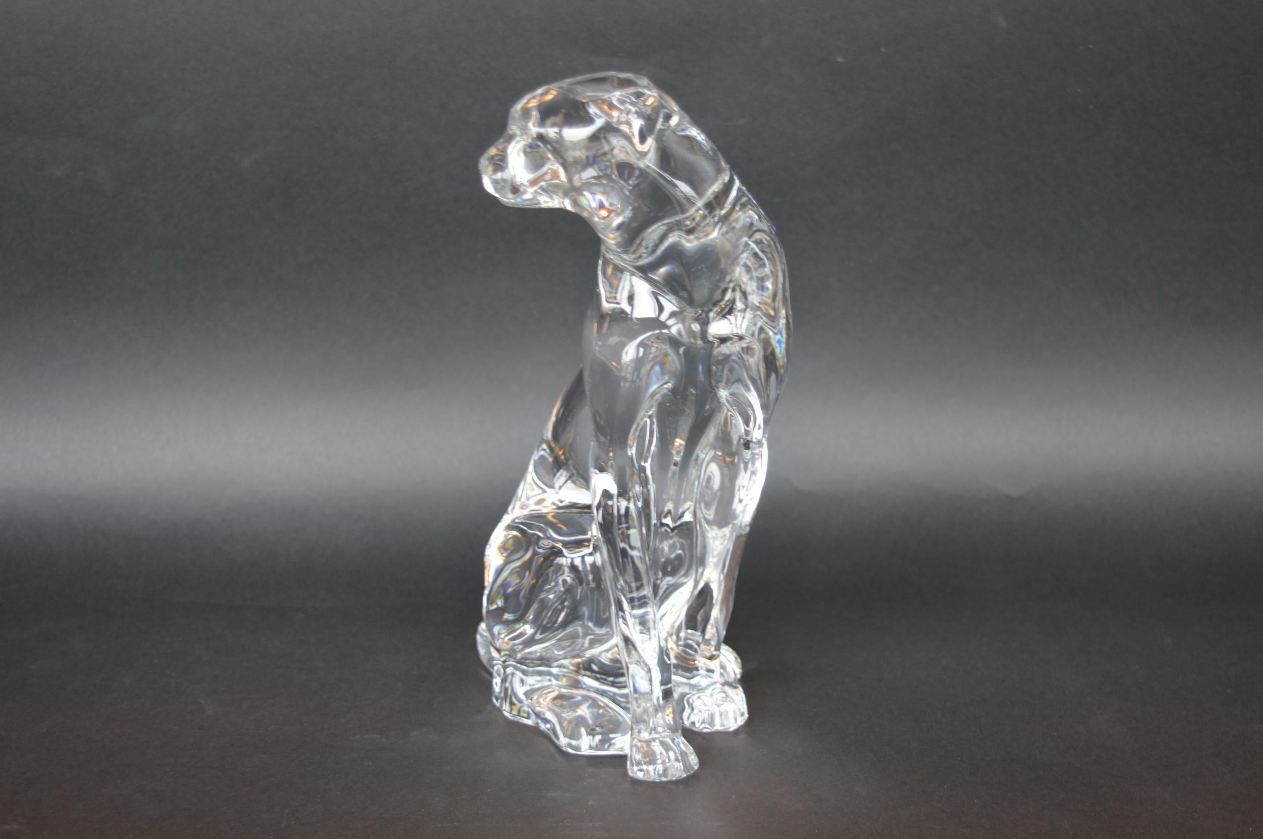 Baccarat Crystal Panther Figure 1