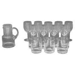 Service de verres « Baccarat Crystal Part », 13 pièces