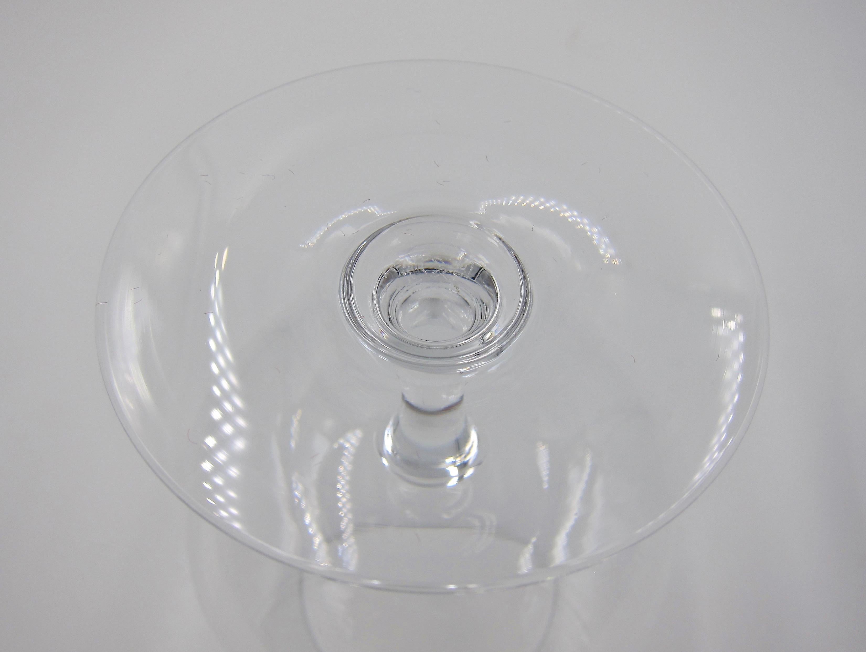 Baccarat Crystal Perfection Balloon Brandy Snifter Pair 1