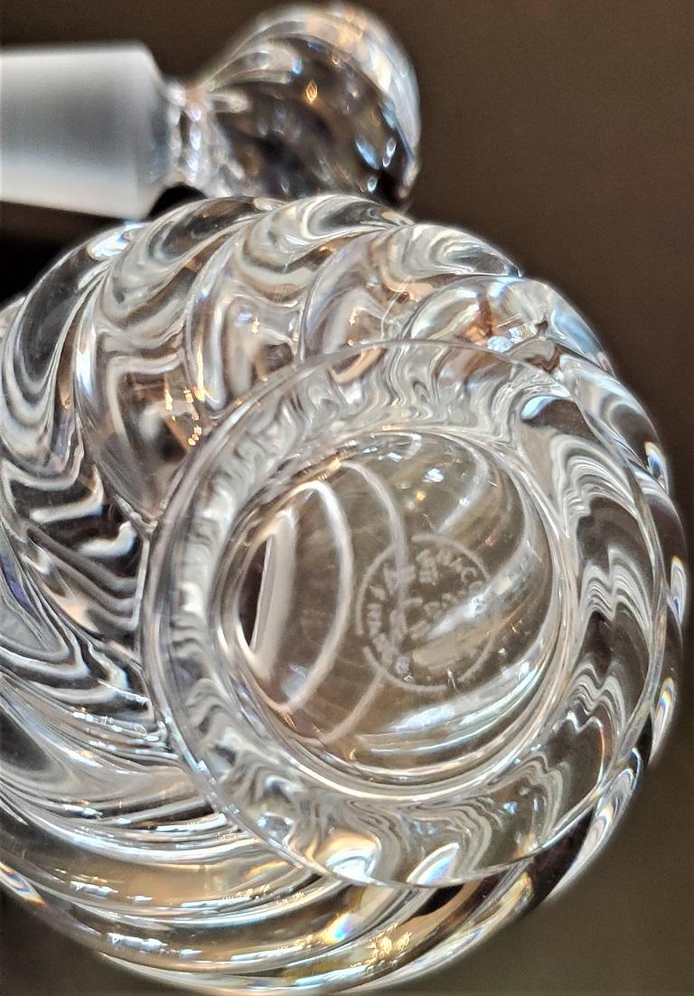 20th Century Baccarat Crystal Perfume Bottle
