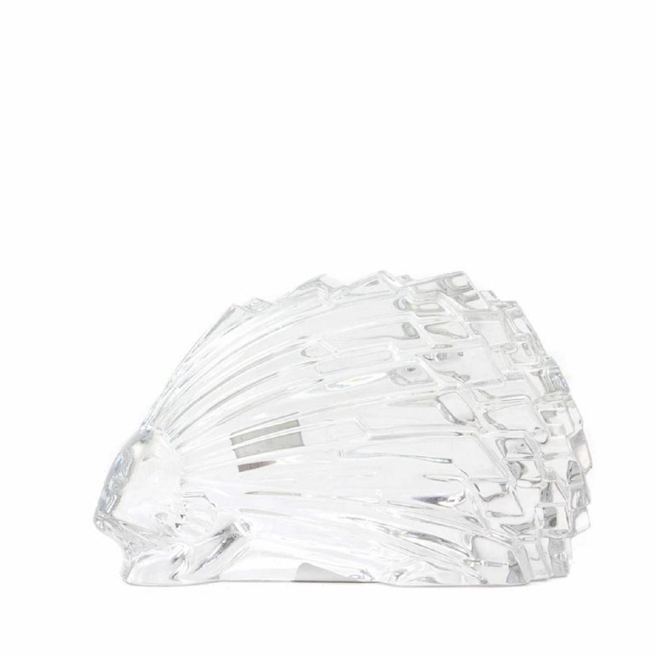 A Baccarat crystal porcupine. Includes original branded red box. Made in France, 2000.

Measures: L 5.0