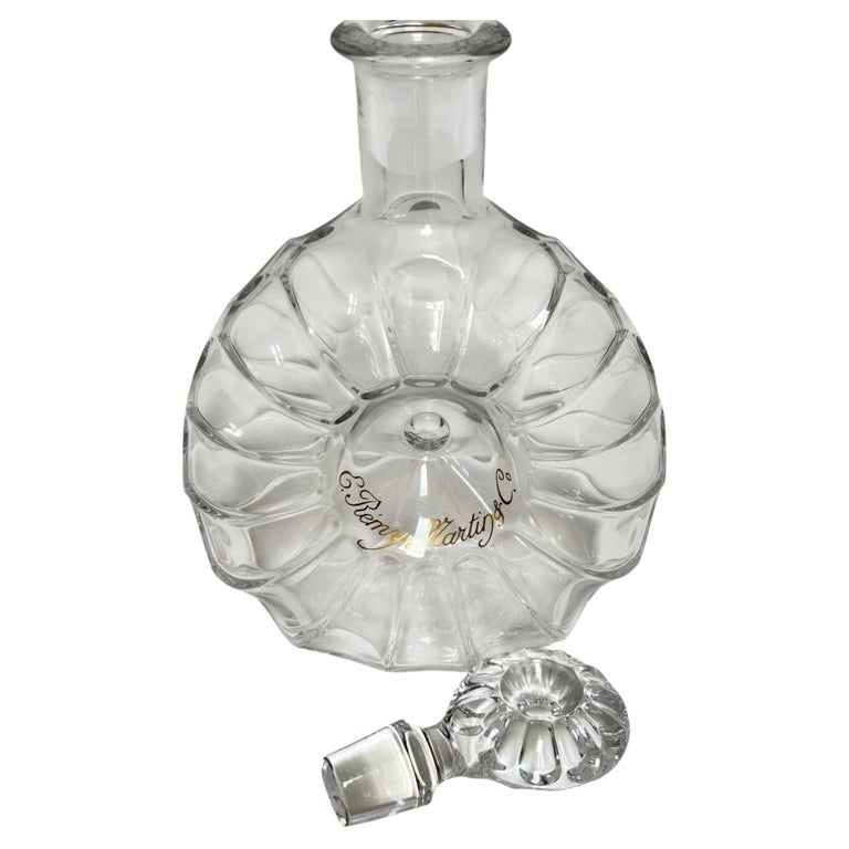 Baccarat Crystal Rémy Martin “Centaure” Decanter Donut Shell Form
