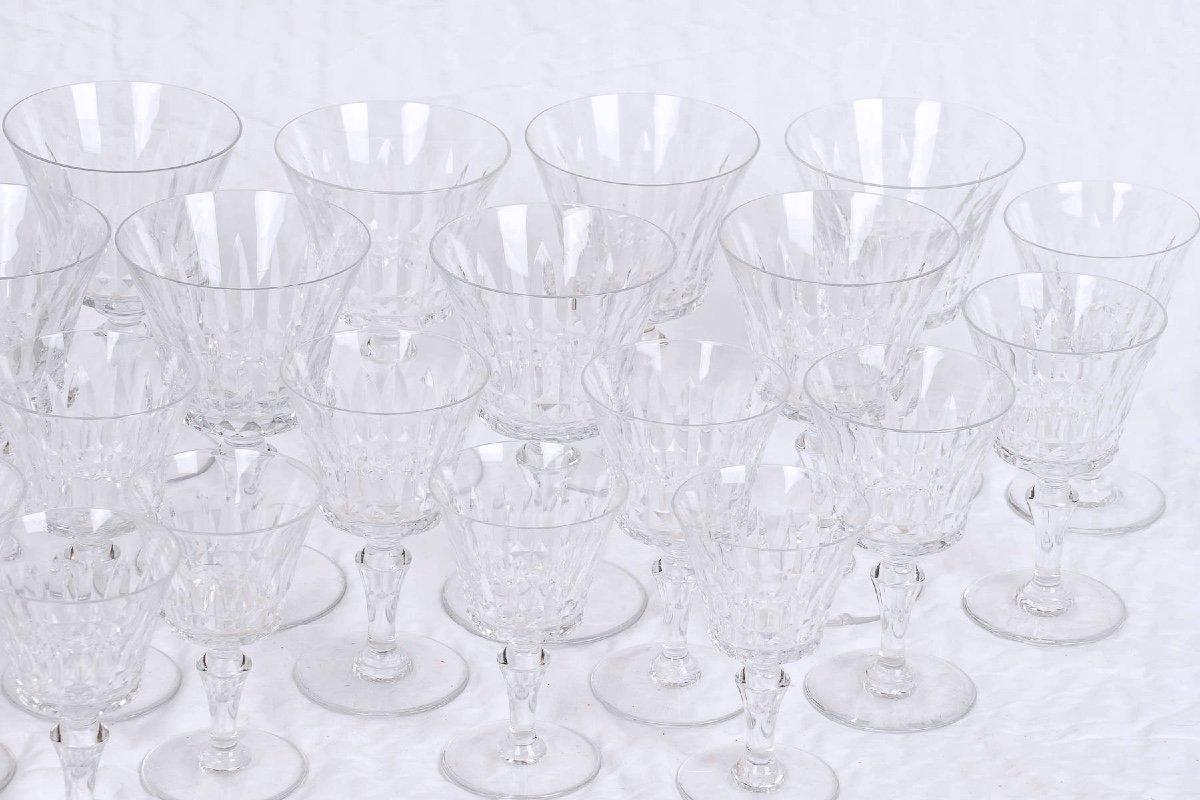 Baccarat Crystal Service - Piccadilly Model - Period: 20th Century In Excellent Condition For Sale In CRÉTEIL, FR
