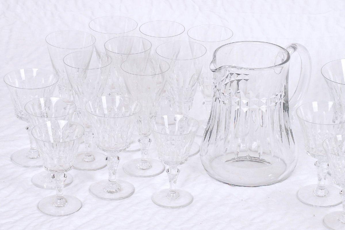 Baccarat Crystal Service - Piccadilly Model - Period: 20th Century For Sale 4