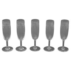 Baccarat Kristall "Sevigne" Champagner-Gläser, 5